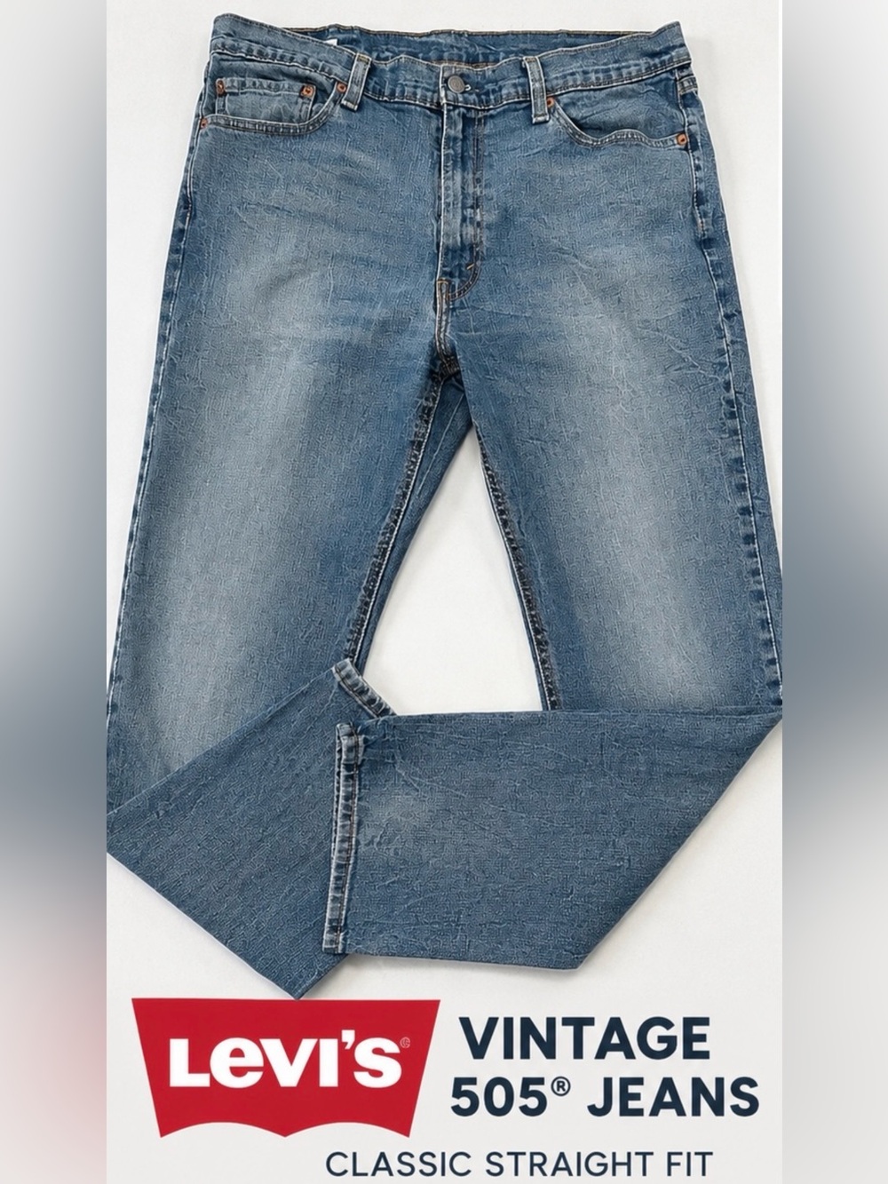 Levi’s 541 Regular Fit Jeans W38 L32 (measurements) Medium Wash Straight Leg